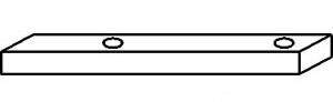 KU80871     Drawbar---Replaces 66204-86510